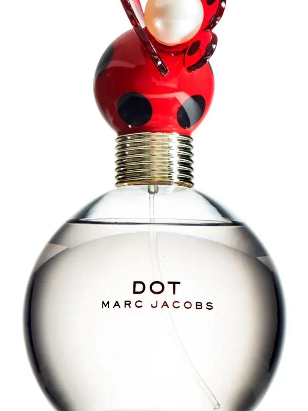 Marc Jacobs Red & Black Polka Dot Flower Bottle Accent 100ml - Picture 2 of 2